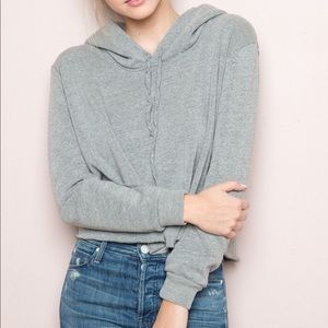 Brandy Melville Cropped Hoodie